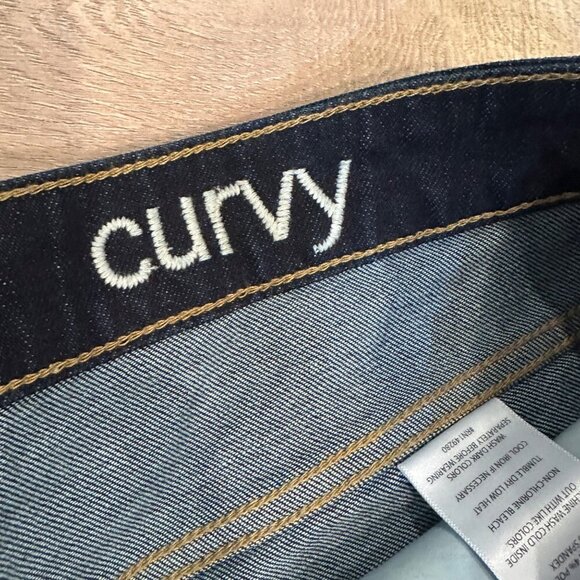 SLINK JEANS WOMENS CURVY DENIM SHORTS SIZE 24 - Picture 7 of 9